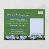 WE HEBBEN VERPLAATST - BRIEFKAARTEN - OPEN HUIS EN (Achterkant)