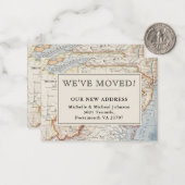 We hebben Virginia New Jersey Map Moving Notitiekaartje (Voorkant / Achterkant in situ)