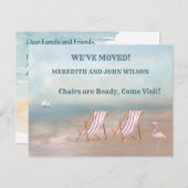 We hebben Waterverf Beach Budget Move verplaatst Aankondiging (Voorkant / Achterkant)