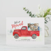 We hebben Waterverf Modern Moving Aankondiging (Staand voorkant)