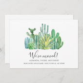 We hebben Waterverf Modern Moving Aankondiging (Voorkant / Achterkant)