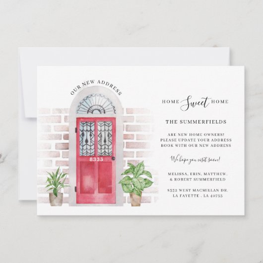 We hebben Waterverf Moving Announcement verplaatst (Voorkant)