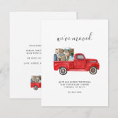 We hebben Waterverf Red Truck Moving (Voorkant / Achterkant)