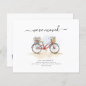 We hebben Waterverf script verhuisaankondiging ver (Voorkant / Achterkant)