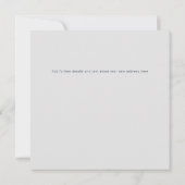 We hebben wijziging van adresfoto's verplaatst aankondiging (Achterkant)