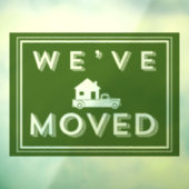 We hebben Windows Cling verplaatst Raamsticker (Vel 3)