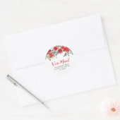 We hebben Winter Florals Address sticker verplaats (Envelop)