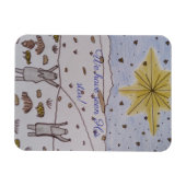 We hebben Zijn ster gezien! Christmas Magneet (Horizontaal)