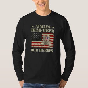 We herinneren ons altijd onze hertogen Combat Boot T-shirt