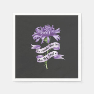 We herinneren ons hun liefde als ze ons ook verget servet
