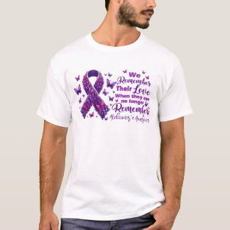 We herinneren ons hun liefde - ALZ Butterfly Ribbo T-shirt