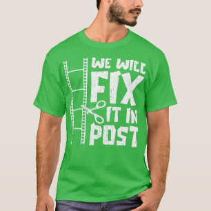 We herstellen het in Post Cutter Gift Video Editor T-shirt