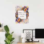 We hielden de Knot elegant moderne zomerstijl vast Poster (Thuiskantoor)