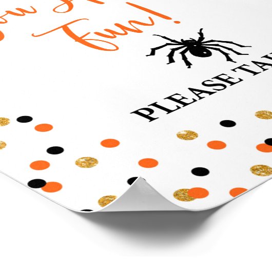 We hopen dat je Fun Halloween Favor Sign. Poster (Hoek)