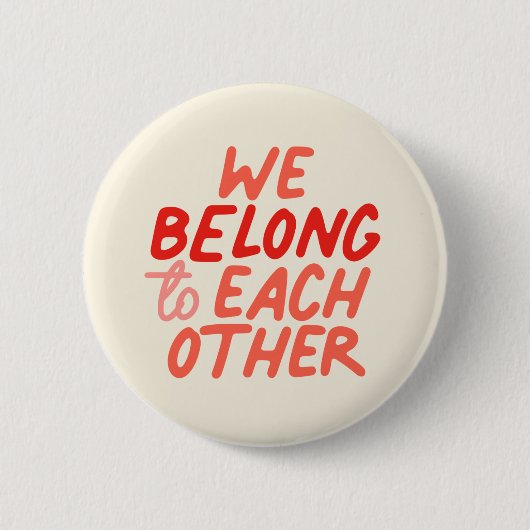 We horen bij elkaar - Button (Voorkant)
