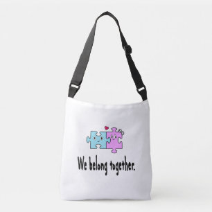 We horen bij elkaar crossbody tas