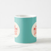 We horen bij elkaar - Mok rood en mint (Center)