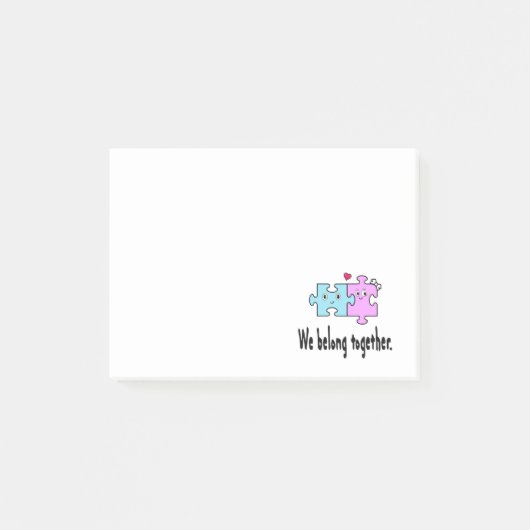 We horen bij elkaar post-it® notes (Voorkant)