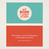 We horen bij elkaar - Roepende kaart (Voorkant /achterkant)