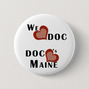We horen Doc Ronde Button 5,7 Cm