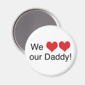 We horen papa magneet (Voorkant / Achterkant)