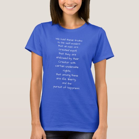 We houden deze waarheden vast - T-shirt (Voorkant)