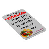 We houden van bijbelcitaatmagneet magneet (Rechterzijde)