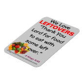 We houden van bijbelcitaatmagneet magneet (Linkerzijde)