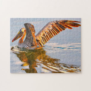 We houden van Bruine Pelikanen Florida Legpuzzel