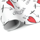 we houden van charleston cadeaupapier (Rol Hoek)