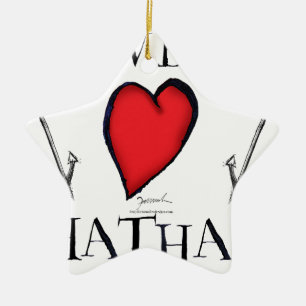 we houden van chatham keramisch ornament