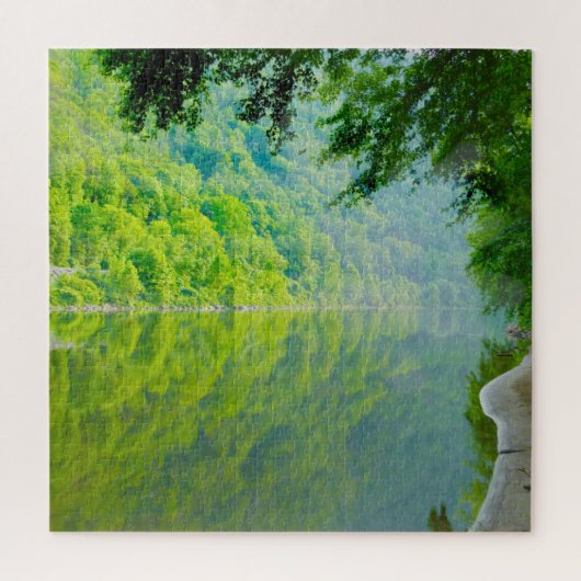 We houden van de Delaware River Legpuzzel (Verticaal)