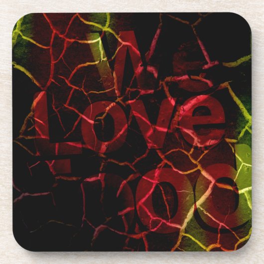 We houden van drankjes onderzetter (Voorkant)