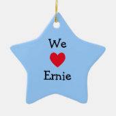 We houden van Ernie Ornament (Voorkant)