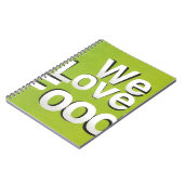 We houden van eten notitieboek (Linkerzijde)