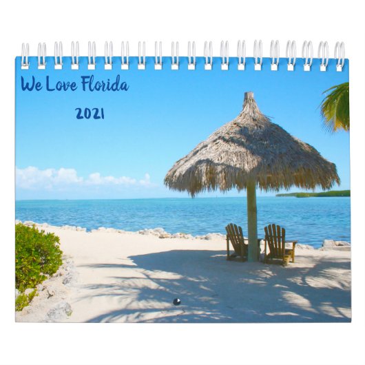 We houden van Florida Calendars 2021. Kalender (Hoes)