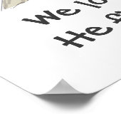 We houden van hem omdat hij ons Kinder Poster het  (Hoek)