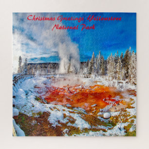 We houden van het nationale park Yellowstone Legpuzzel