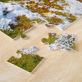 We houden van het nationale park Yellowstone Legpuzzel (Zijkant)