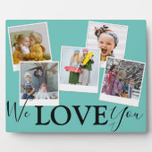 We houden van je | 5 Foto-collage | Fotoplaat (Voorkant)