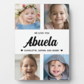 We houden van je Abuela Family Keepsake Fotocollag Fotoplaat (voorkant)