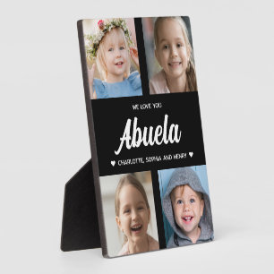We houden van je Abuela Family Keepsake Fotocollag Fotoplaat