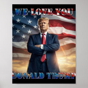 We houden van je Donald Trump Poster