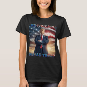 We houden van je Donald Trump T-shirt