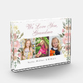 We houden van je  Floral Moederdag Fotoblokken (Links)