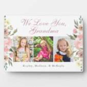 We houden van je Floral Moederdag Fotoplaat (voorkant)