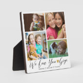 We houden van je Gigi | Grootkinderen 4 Foto-colla Fotoplaat (Voorkant)