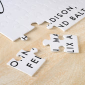 We houden van je GrandMa! Aangepaste fotocadeaus Legpuzzel (Zijkant)