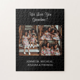 We houden van je Grandma Custom Photo Collage Scri Legpuzzel