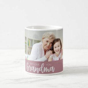 We houden van je Grandma Custom Photo Moederdag Ca Koffiemok